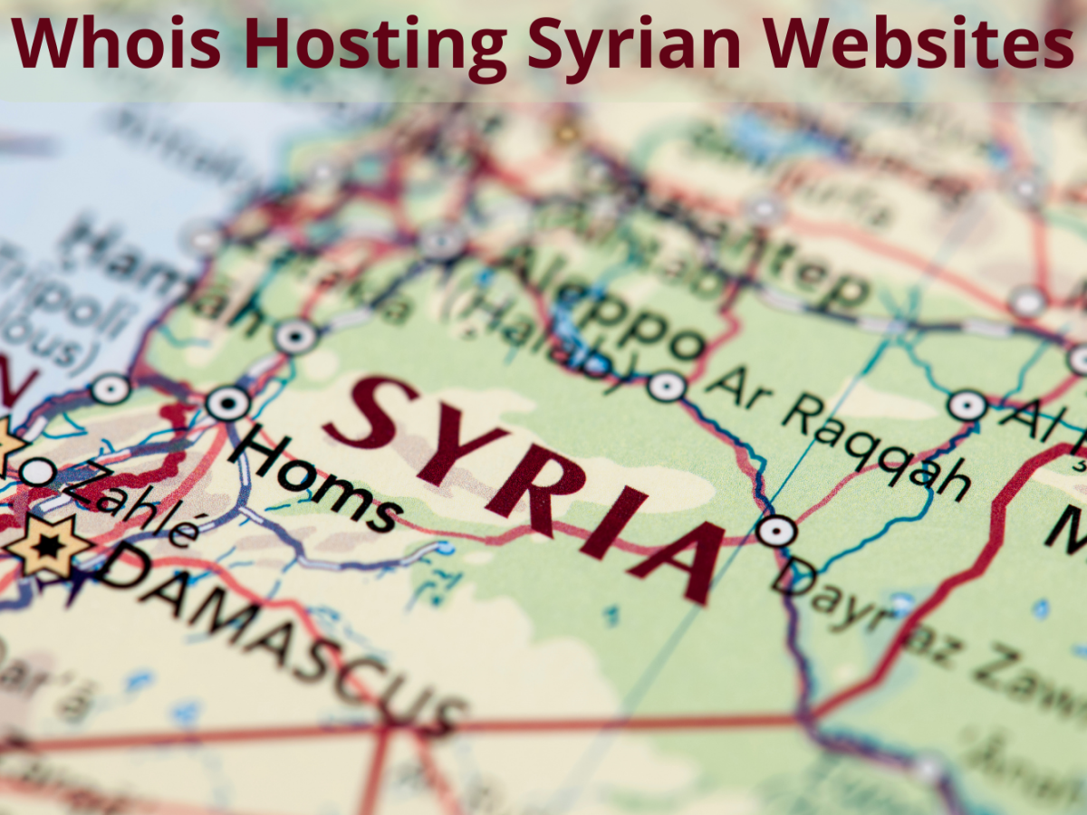 Whois Hosting Syrian Websites